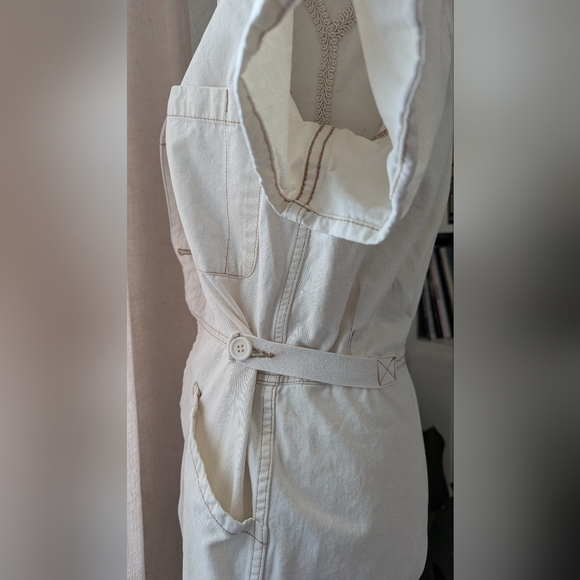 REVOLVE Pistola Parker Short Romper Ecru Small - Picture 7 of 13